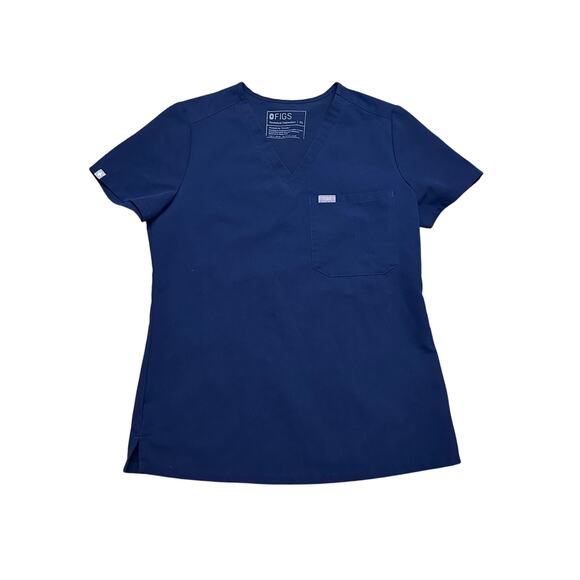 Figs Catarina One-Pocket Scrub Top NAVY BLUE Extra Small - Picture 1 of 4